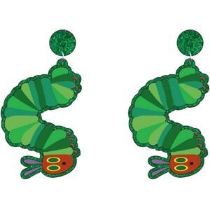 Hungry caterpillar earrings
